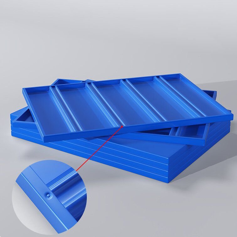 Durable steel shelf in the racking system