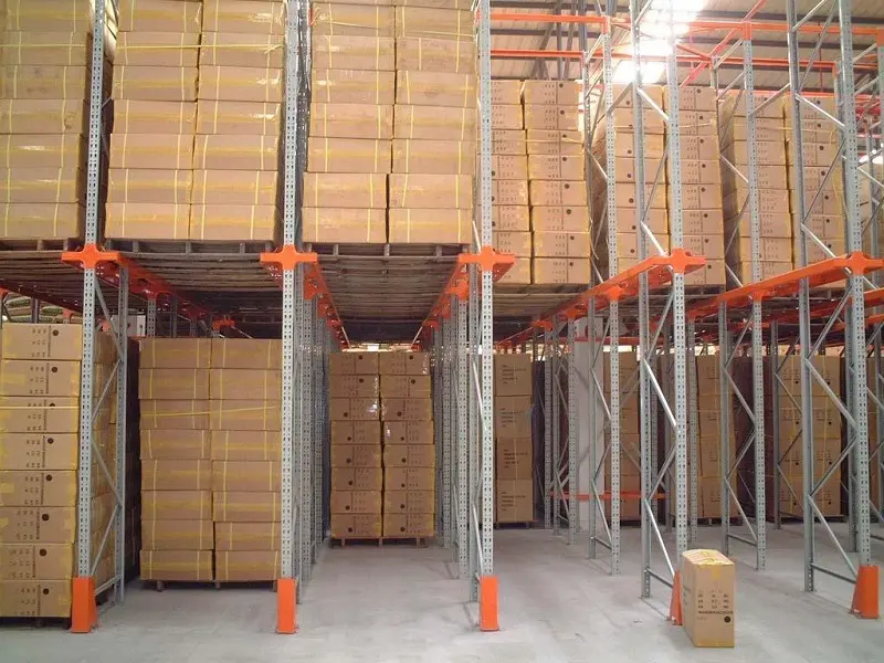 Drive-In Racking System for High-Density Warehouse Storage